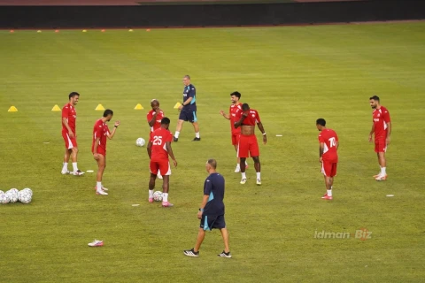 “Hapoel” Bakıda oyunöncəsi məşqə çıxıb