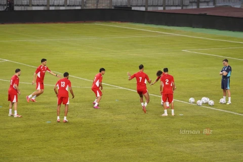 “Hapoel” Bakıda oyunöncəsi məşqə çıxıb