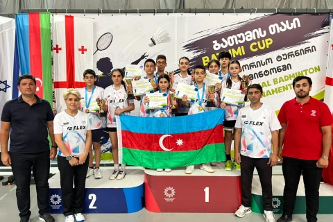 Badmintonçularımız beynəlxalq turnirdə 17 medal qazanıblar - FOTO