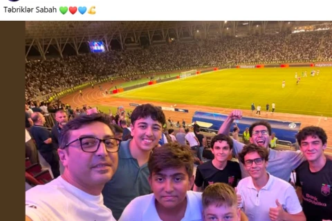 Fərid Qayıbov “Sabah”ın qələbəsini təbrik edib - FOTO