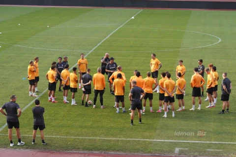 “Tvente” “Qarabağ”la oyun öncəsi Bakıda məşq keçib – FOTO