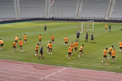“Tvente” “Qarabağ”la oyun öncəsi Bakıda məşq keçib – FOTO