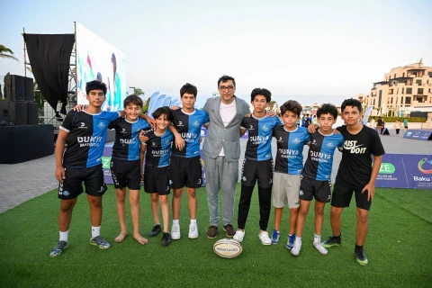 Fərid Qayıbov Yay İdman Festivalını ziyarət edib