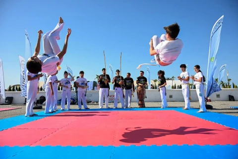 Fərid Qayıbov Yay İdman Festivalını ziyarət edib