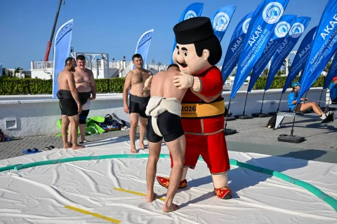 Fərid Qayıbov Yay İdman Festivalını ziyarət edib