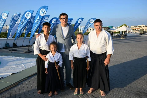 Fərid Qayıbov Yay İdman Festivalını ziyarət edib