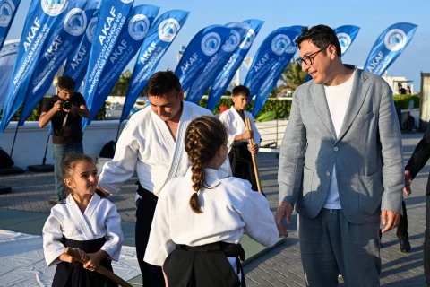 Fərid Qayıbov Yay İdman Festivalını ziyarət edib