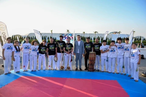 Fərid Qayıbov Yay İdman Festivalını ziyarət edib