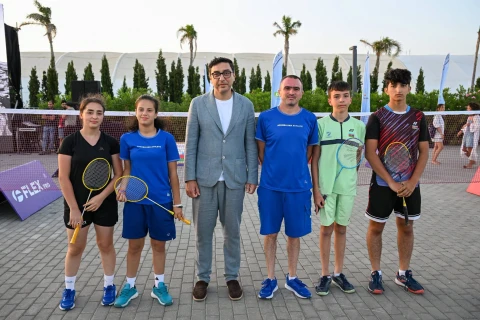 Fərid Qayıbov Yay İdman Festivalını ziyarət edib