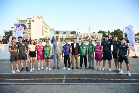 Fərid Qayıbov Yay İdman Festivalını ziyarət edib