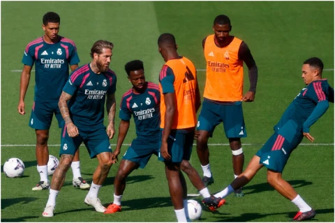 KİV: Serxio Ramos “Real Madrid”ın məşqində iştirak edib