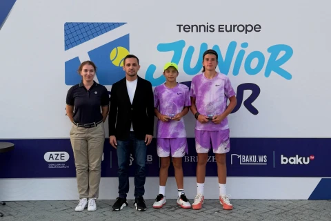 В Баку завершился второй этап турнира Tennis Europe Junior Tour - ФОТО