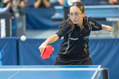 Stolüstü tennisçimiz Mehin Mirzəbalayeva Fransada tarix yazdı - FOTO