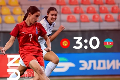 Qızlardan ibarət futbol millimiz Qırğızıstana məğlub oldu