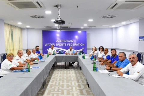 Avarçəkmə, kayak və kanoe üzrə ölkə çempionatının püşkatması keçirilib - FOTO