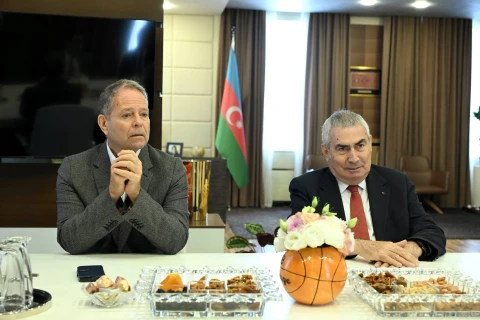 Fərid Qayıbov “SportAccord”un prezidentini qəbul edib - FOTO