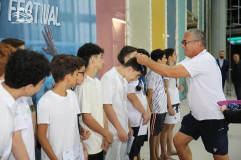 Bakıda su polosu festivalı keçirildi: 10 komanda mübarizə apardı - FOTO/VİDEO