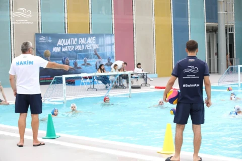 Bakıda su polosu festivalı keçirildi: 10 komanda mübarizə apardı - FOTO/VİDEO