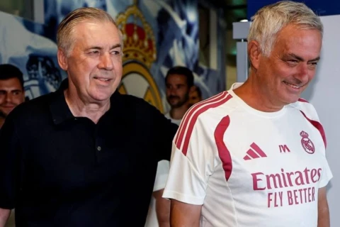 Ançelotti “Real”ın məşqinə iştirak edib