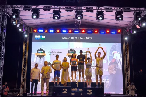 Üç azərbaycanlı atlet “Alufar IRONMAN 70.3 Baku” triatlon yarışının qalibi olub