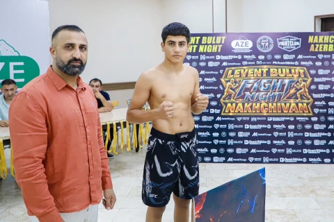 "Levent Bulut Fight Night – Nakhchivan" turnirinin çəkiölçmə mərasimi keçirilib