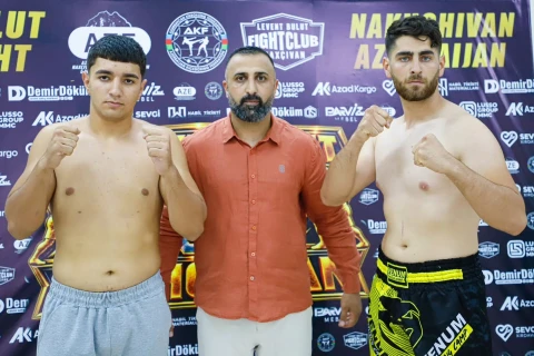 "Levent Bulut Fight Night – Nakhchivan" turnirinin çəkiölçmə mərasimi keçirilib