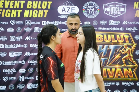 "Levent Bulut Fight Night – Nakhchivan" turnirinin çəkiölçmə mərasimi keçirilib