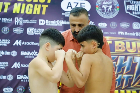 "Levent Bulut Fight Night – Nakhchivan" turnirinin çəkiölçmə mərasimi keçirilib