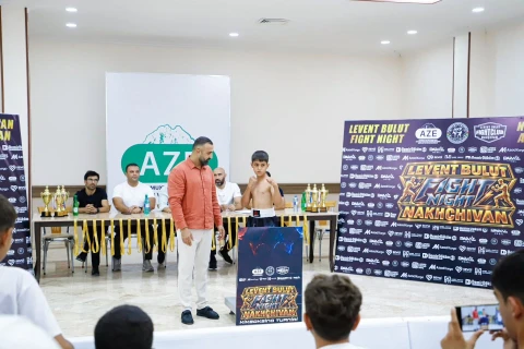 "Levent Bulut Fight Night – Nakhchivan" turnirinin çəkiölçmə mərasimi keçirilib