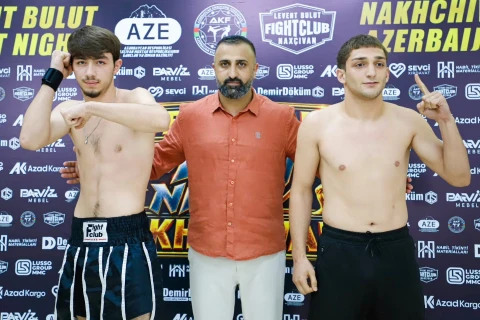 "Levent Bulut Fight Night – Nakhchivan" turnirinin çəkiölçmə mərasimi keçirilib