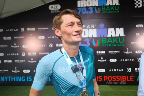 Участник IRONMAN 70.3 в Баку: "Не разочарован из-за проигрыша в одну секунду"