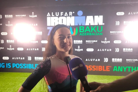 Лейла Абдулазизова: "Не ожидала, что стану первой на IRONMAN 70.3 Baku"