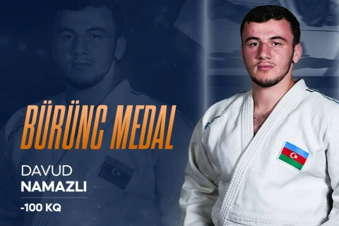 Davud Namazlı bürünc medal qazandı