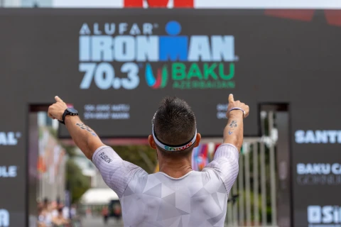 Üç azərbaycanlı atlet “Alufar IRONMAN 70.3 Baku” triatlon yarışının qalibi olub