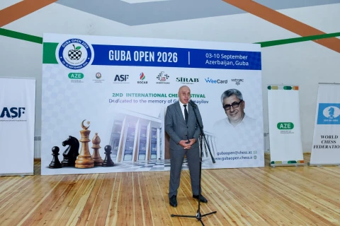 Qubada beynəlxalq şahmat festivalına start verilib - FOTO