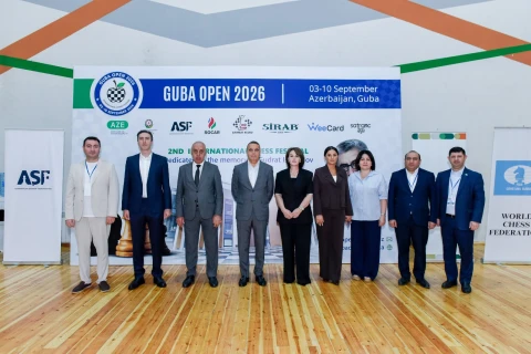 Qubada beynəlxalq şahmat festivalına start verilib - FOTO