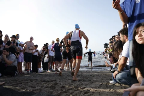 IRONMAN 70.3 Baku gets underway with more than 1,500 participants