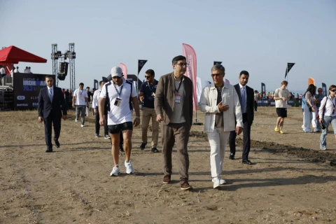 IRONMAN 70.3 Baku gets underway with more than 1,500 participants