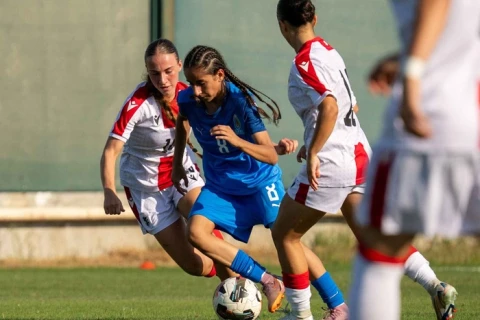 Azərbaycanın U-17 qız millisi Gürcüstana məğlub oldu - FOTO