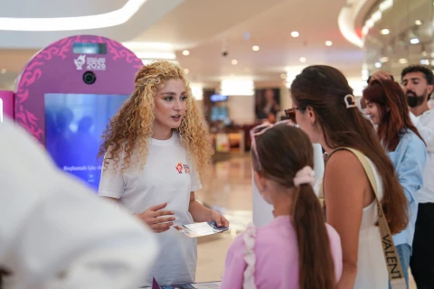 Bakıda keçiriləcək cüdo üzrə dünya çempionatına həsr olunan fan zona yaradılıb - FOTO