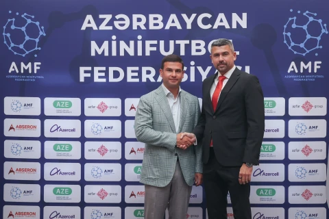 Orxan Məmmədov Dünya Minifutbol Federasiyasının prezidenti ilə görüşdü - FOTO