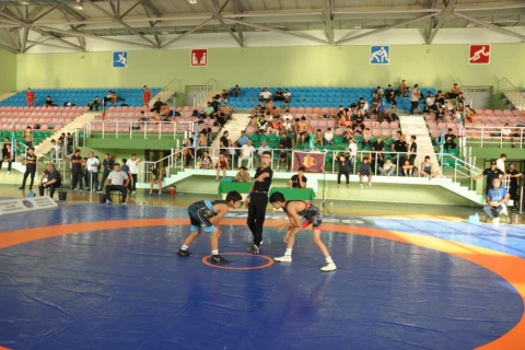 Biləsuvarda U-15 güləşçilərinin turniri keçirilib - FOTO/VİDEO