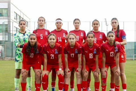 17 yaşadək qızlardan ibarət futbol millimiz Gürcüstana məğlub olub