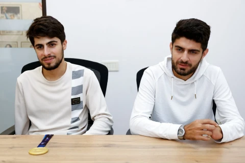Milli Paralimpiya Komitəsində parataekvondoçularla görüş keçirilib - FOTO