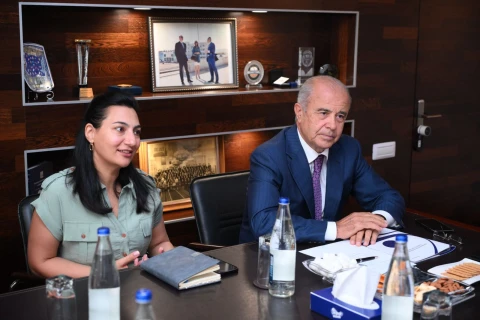 Azərbaycan İdman Akademiyasının rektoru Kembric Universitetinin məsul şəxsləri ilə görüşüb - FOTO