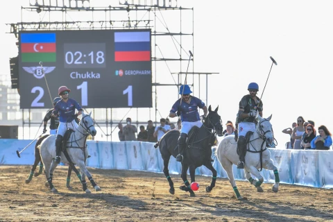 Азербайджанский клуб разгромил россиян на турнире по пляжному поло