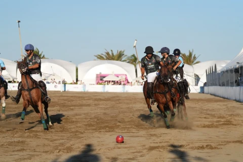 Азербайджанский Elite Polo Club пробился в финал турнира в Баку - ФОТО