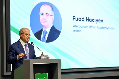 Fərid Qayıbov Azərbaycan İdman Akademiyasının tələbələri ilə görüşüb - FOTO