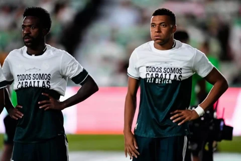 Mbappe, Vinisius və Konate dəstək aksiyasında diqqət çəkdi - VİDEO