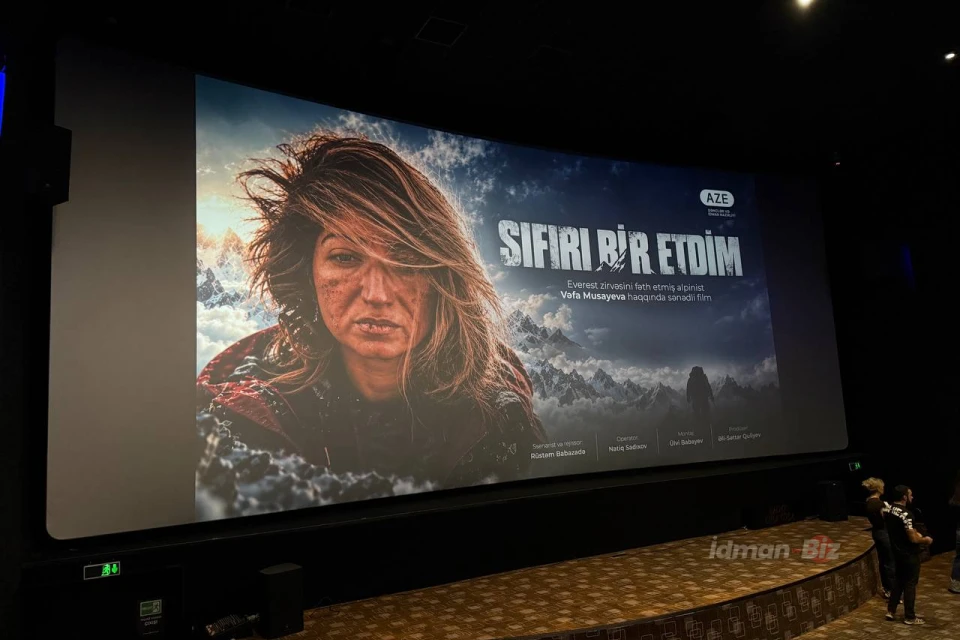 Everestə qalxan ilk azərbaycanlı qadın haqqında sənədli film nümayiş olunur